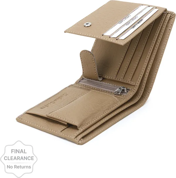 Beige_Men_Travel_Formal_Evening/Party_Ethnic_Beige_Artificial_Leather_Wallet_|_Premium_Quality_Wallets_(9_Card_Slots)