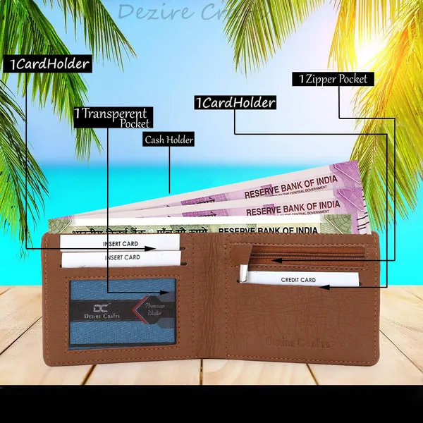Tan_Evening/Party_Ethnic_Travel_Formal_Tan_Artificial_Leather_Wallet_|_Premium_Quality_Wallets_(3_Card_Slots)