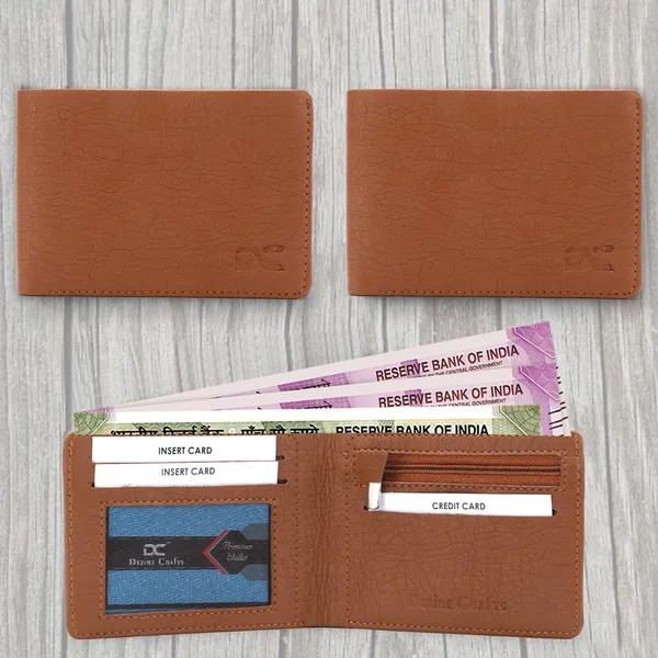 Tan_Evening/Party_Ethnic_Travel_Formal_Tan_Artificial_Leather_Wallet_|_Premium_Quality_Wallets_(3_Card_Slots)