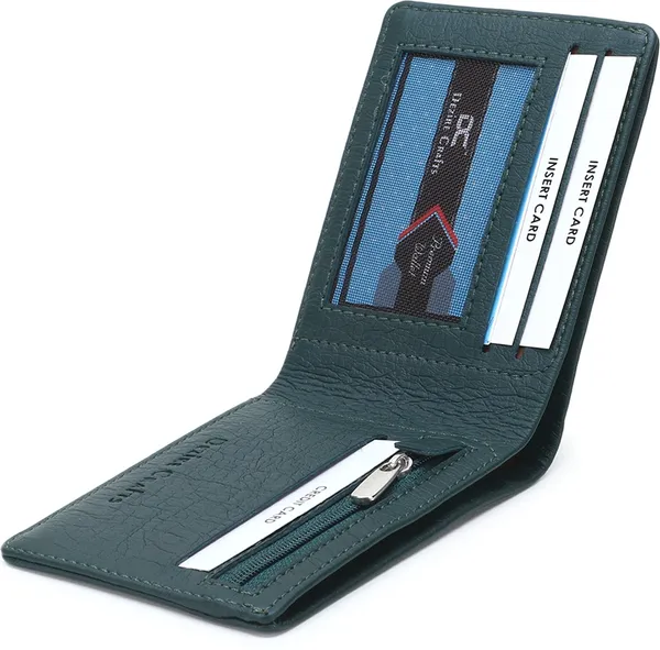 Green_Evening/Party_Ethnic_Travel_Formal_Green_Artificial_Leather_Wallet_|_Premium_Quality_Wallets_(3_Card_Slots)