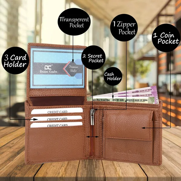 Ethnic_Travel_Formal_Evening/Party_Tan_Genuine_Leather_Wallet_(7_Card_Slots)