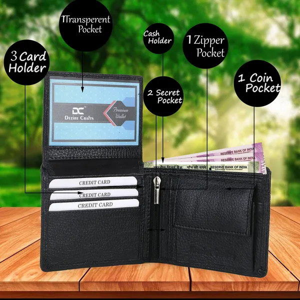 Men_Ethnic_Travel_Formal_Evening/Party_Genuine_Leather_Wallet_(7_Card_Slots)