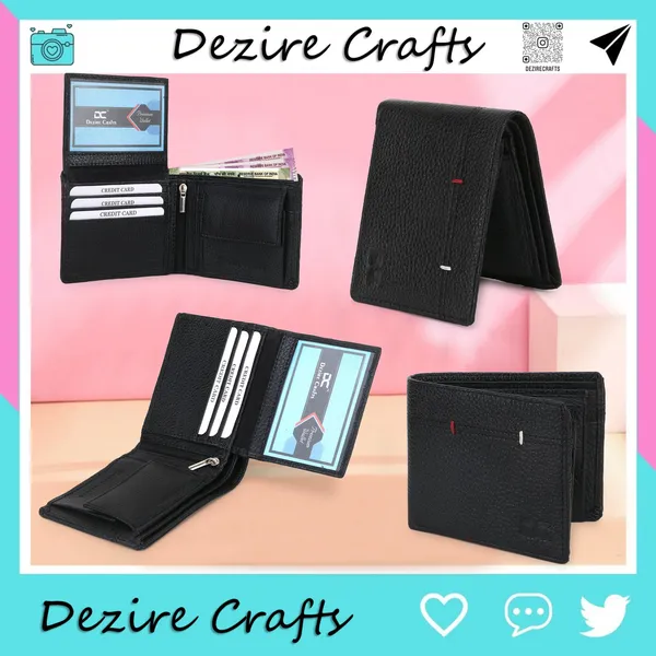 Men_Ethnic_Travel_Formal_Evening/Party_Genuine_Leather_Wallet_(7_Card_Slots)