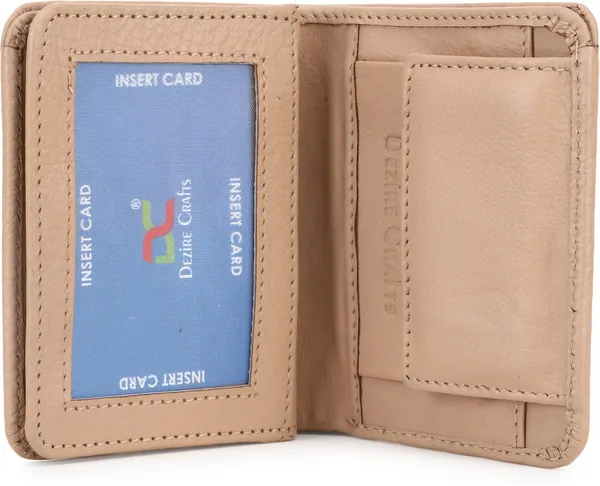Beige_Men_Formal_Evening/Party_Travel_Ethnic_Beige_Genuine_Leather_Wallet_(7_Card_Slots)