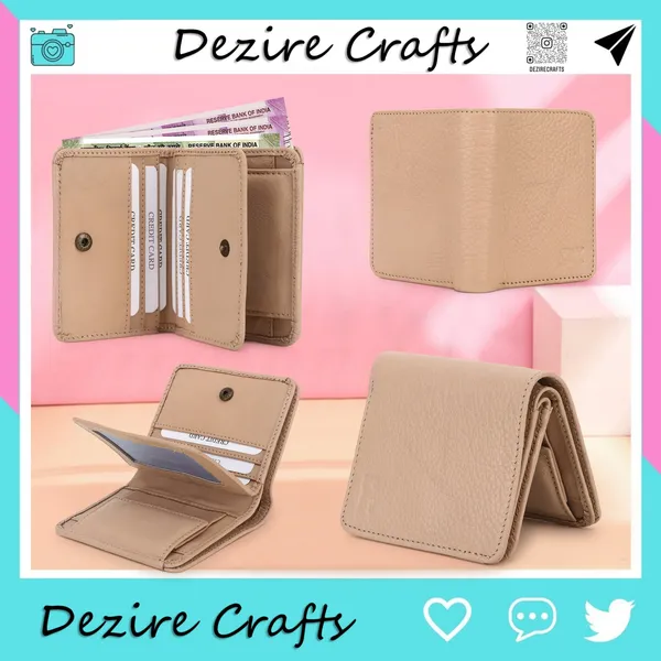 Beige_Men_Formal_Evening/Party_Travel_Ethnic_Beige_Genuine_Leather_Wallet_(7_Card_Slots)