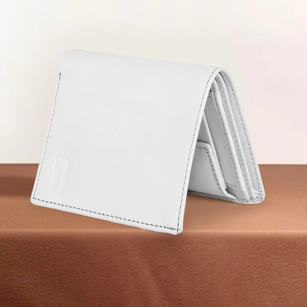 White_Men_Travel_Ethnic_Evening/Party_Formal_White_Artificial_Leather_Wallet_|_Premium_Quality_Wallets_(5_Card_Slots)