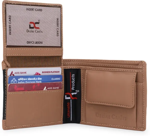 Beige_Men_Formal_Evening/Party_Ethnic_Travel_Beige_Artificial_Leather_Wallet_|_Premium_Quality_Wallets_(7_Card_Slots)