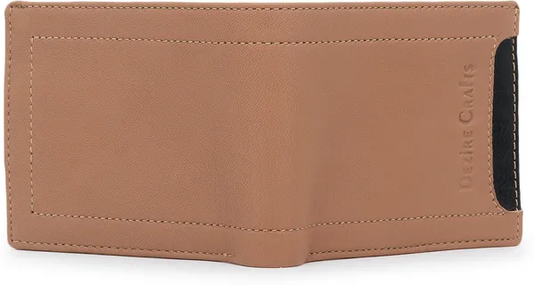 Beige_Men_Formal_Evening/Party_Ethnic_Travel_Beige_Artificial_Leather_Wallet_|_Premium_Quality_Wallets_(7_Card_Slots)