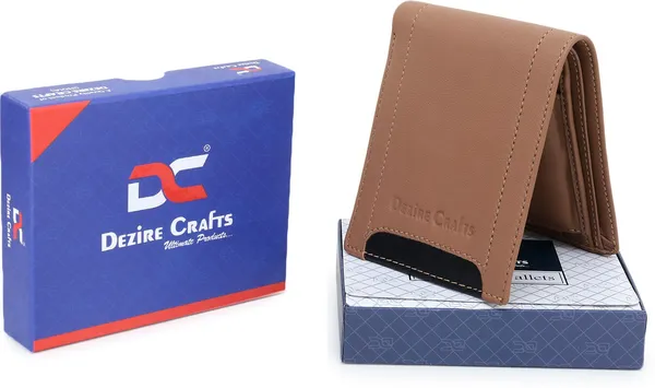 Beige_Men_Formal_Evening/Party_Ethnic_Travel_Beige_Artificial_Leather_Wallet_|_Premium_Quality_Wallets_(7_Card_Slots)