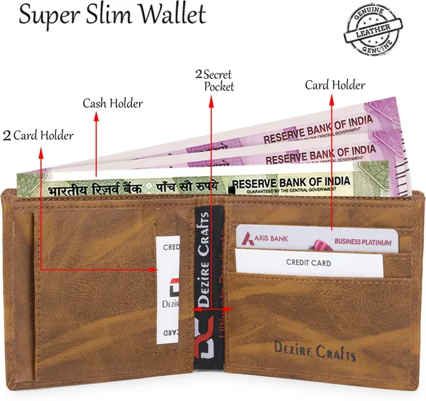 Grey_Men_Formal_Evening/Party_Ethnic_Travel_Grey_Artificial_Leather_Wallet_|_Premium_Quality_Wallets_(10_Card_Slots)