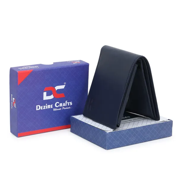 Blue_Men_Evening/Party_Formal_Travel_Ethnic_Blue_Genuine_Leather_Wallet_(7_Card_Slots)