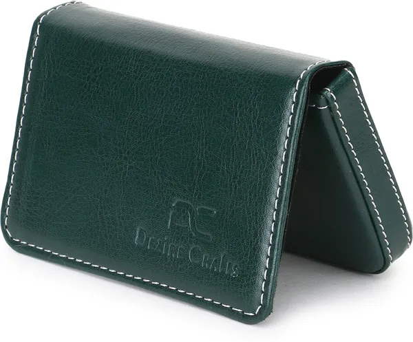 Green_Artificial_Leather_Card_Holder_(10_Card_Slots)