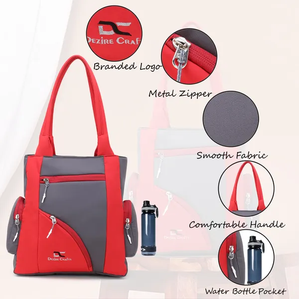 Grey_Red_Women_Grey_Shoulder_Bag