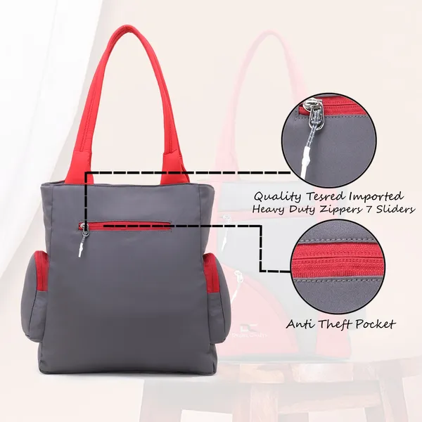 Grey_Red_Women_Grey_Shoulder_Bag