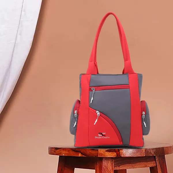 Grey_Red_Women_Grey_Shoulder_Bag