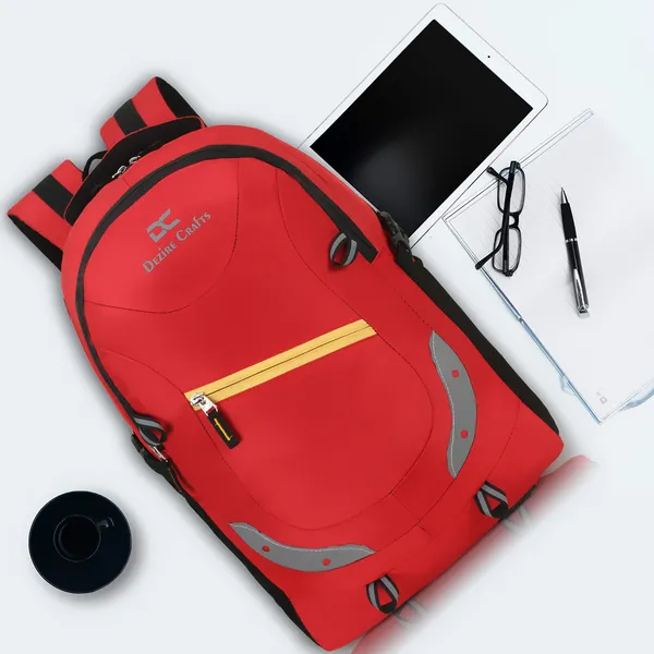 Red_Travel_Bags_Water_Resistant_Rain_Cover_and_Reflective_Strips_35_L_Laptop_Backpack