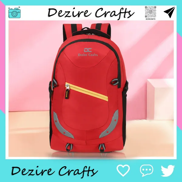 Red_Travel_Bags_Water_Resistant_Rain_Cover_and_Reflective_Strips_35_L_Laptop_Backpack