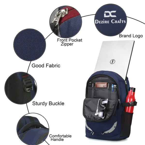 Navy_Blue_Travel_Bags_Water_Resistant_Rain_Cover_and_Reflective_Strips_35_L_Laptop_Backpack