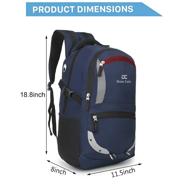 Navy_Blue_Travel_Bags_Water_Resistant_Rain_Cover_and_Reflective_Strips_35_L_Laptop_Backpack