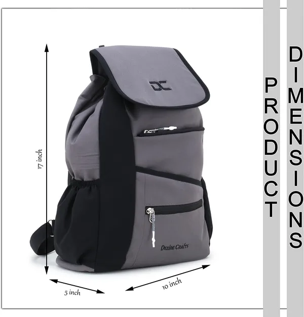 Grey_Ladies_School_College_Students_for_Girls_and_Women's_Travel_Water_Resistant_Bag_20_L_Backpack_(Grey)