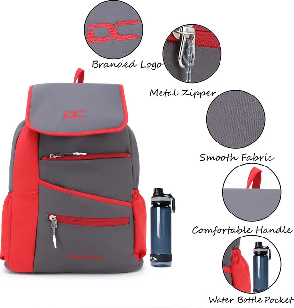 Grey_Ladies_School_College_Students_for_Girls_and_Women's_Travel_Water_Resistant_Bag_20_L_Backpack_(Grey)