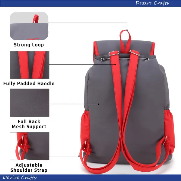 Grey_Ladies_School_College_Students_for_Girls_and_Women's_Travel_Water_Resistant_Bag_20_L_Backpack_(Grey)