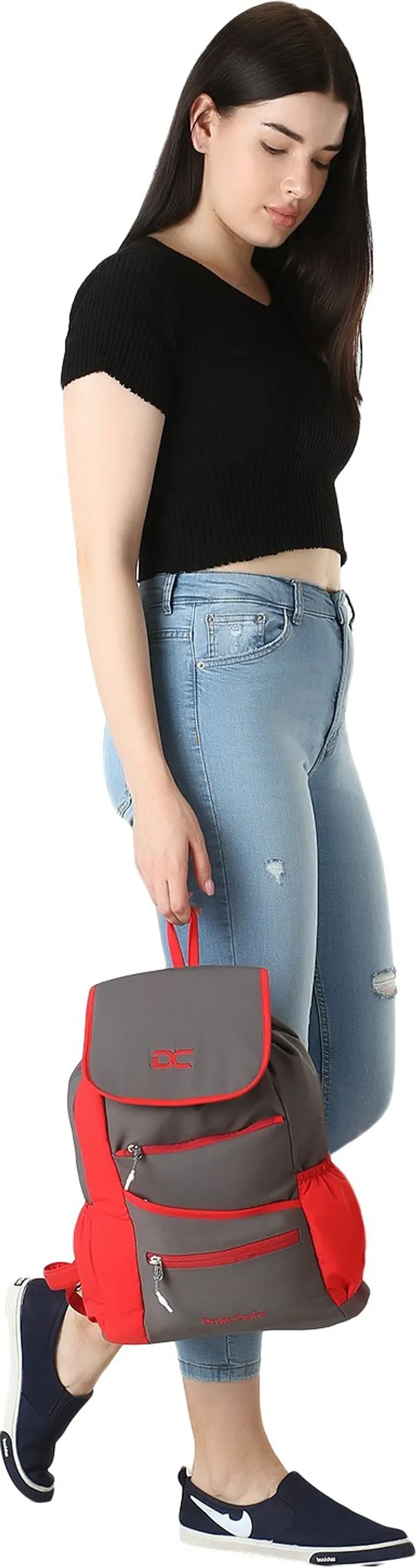 Grey_Ladies_School_College_Students_for_Girls_and_Women's_Travel_Water_Resistant_Bag_20_L_Backpack_(Grey)
