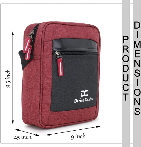Red_Red_Sling_Bag_Shoulder_Cross_Body_Office_Business_Messenger_Bag_Water_Resistant_for_Men_and_Boys