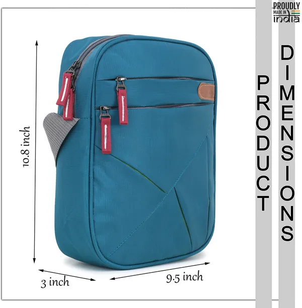 GreenSling_Bag_Shoulder_Cross_Body_Office_Business_Messenger_Bag_Water_Resistant_for_Men_and_Boys