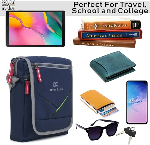 BlueGrey_Blue_Grey_Sling_Bag_Shoulder_Cross_Body_Office_Business_Messenger_Bag_Water_Resistant_for_Men_and_Boys