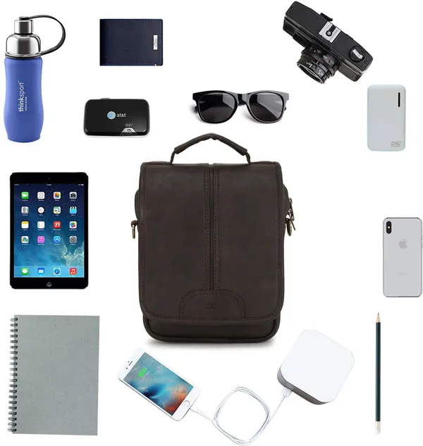 Brown_Sling_Bag_Shoulder_Cross_Body_Office_Business_Messenger_Vegan_Pu_Leather_Bag_Water_for_Men_and_Boys