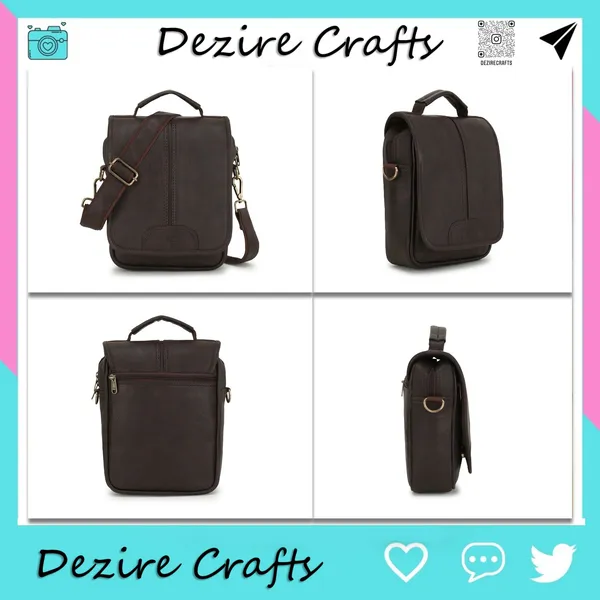 Brown_Sling_Bag_Shoulder_Cross_Body_Office_Business_Messenger_Vegan_Pu_Leather_Bag_Water_for_Men_and_Boys