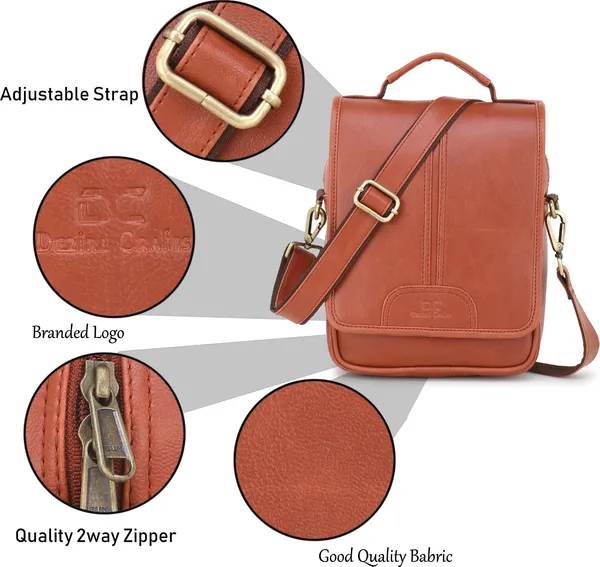 Tan_Tan_Sling_Bag_Shoulder_Cross_Body_Office_Business_Messenger_Vegan_Pu_Leather_Bag_Water_for_Men_and_Boys