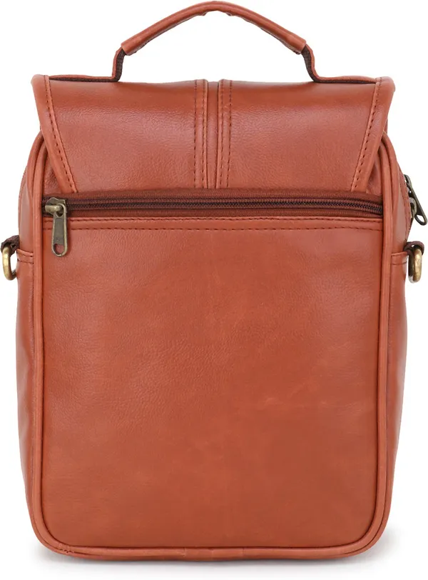 Tan_Tan_Sling_Bag_Shoulder_Cross_Body_Office_Business_Messenger_Vegan_Pu_Leather_Bag_Water_for_Men_and_Boys