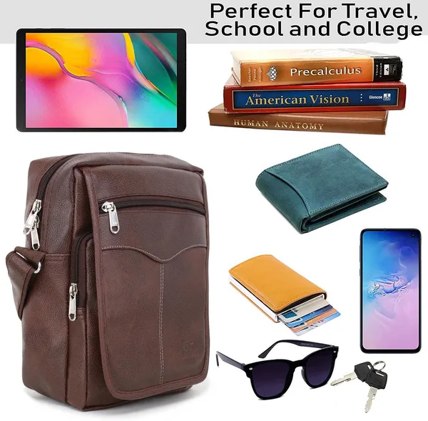 Brown_Sling_Bag_Shoulder_Cross_Body_Office_Business_Messenger_Vegan_Pu_Leather_Bag_for_Men_and_Boys