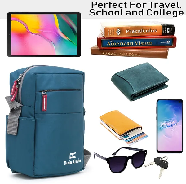 GreenSling_Bag_Shoulder_Cross_Body_Office_Business_Messenger_Bag_Water_Resistant_for_Boys_and_Girls_Sling_Bag