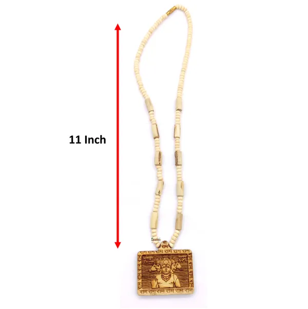 Wooden_Carving_Panch_mukhi_Hanuman_ji_Pendant_with_Tulsi_Kanthi_Mala_(5F.H.T2)