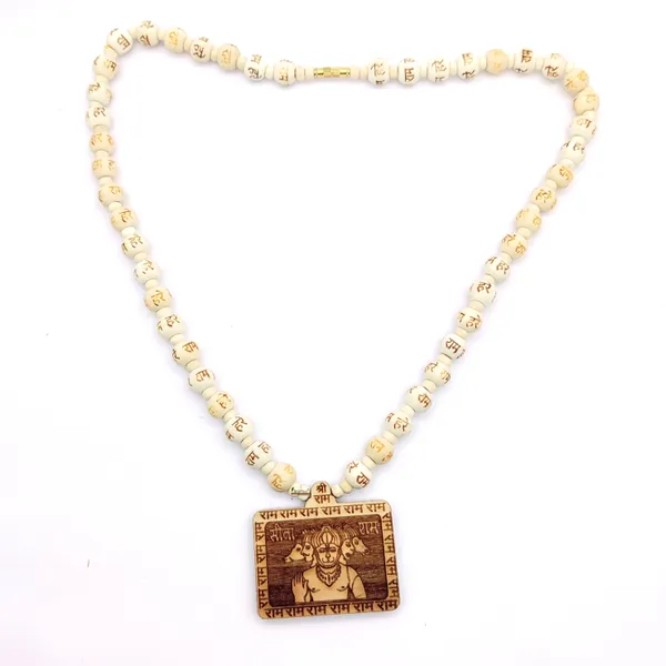 Wooden_Carving_Panchmukhi_Hanuman_ji_pendant_with_Hare_ram_krishna_Carving_beads_chain_(5F.H.Hre2)