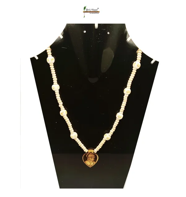 Wooden_Carving_Hanuman_ji_Shree_bageshwar_Balaji_dham_sita_ram_Handmade_Locket/pendant_with_wood_Kanthi_Mala