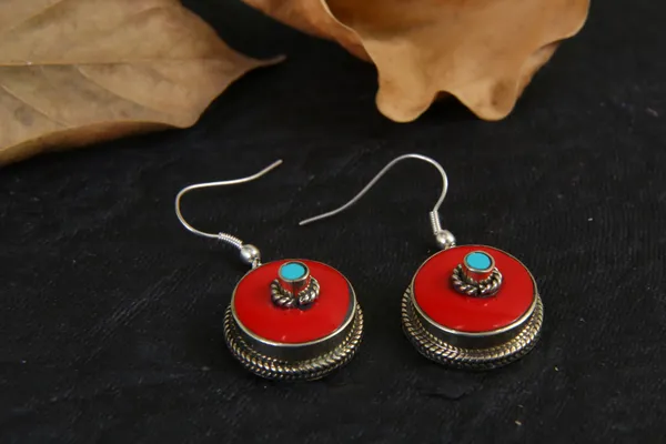 Trink_Earrings_for_Women_-01_Pair_-_Red