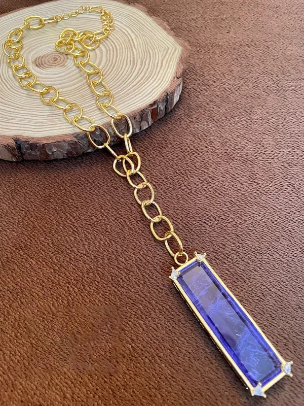 Doublet_Pendant_with_Semi_Precious_Stones_for_Women_-01_Set_-_Blue
