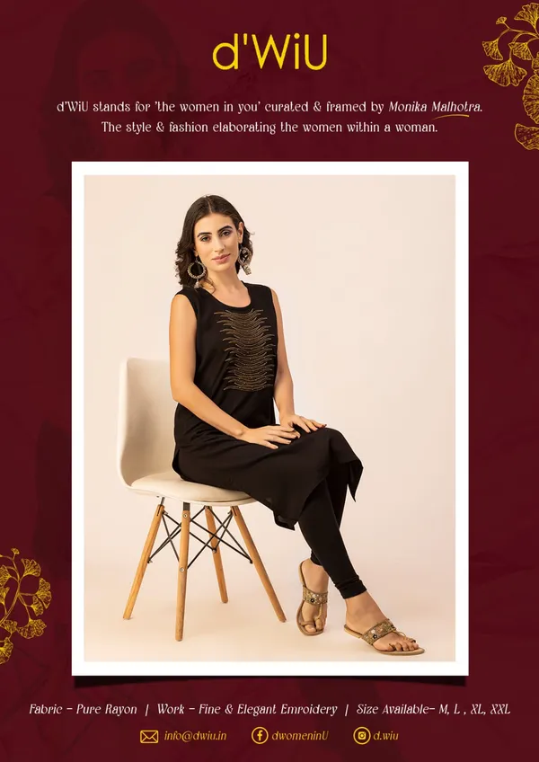 Black_Rayon_Women_Kurta,_Stylish_Embroidery_&_Pearl_Hand_work