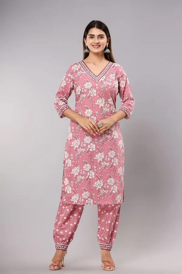 Floral_Print_Straight_Cotton_Ethnic_Wear_Kurta,_Palazzo_Set_for_women