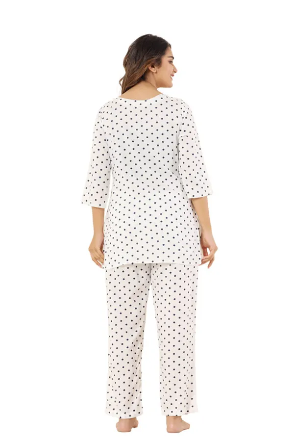 Krati_creations_heavy_rayon_doted_print_night_suit