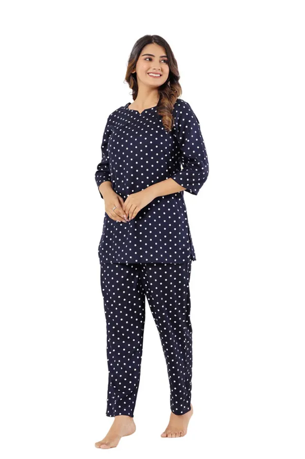 Krati_creations_heavy_rayon_doted_print_night_suit