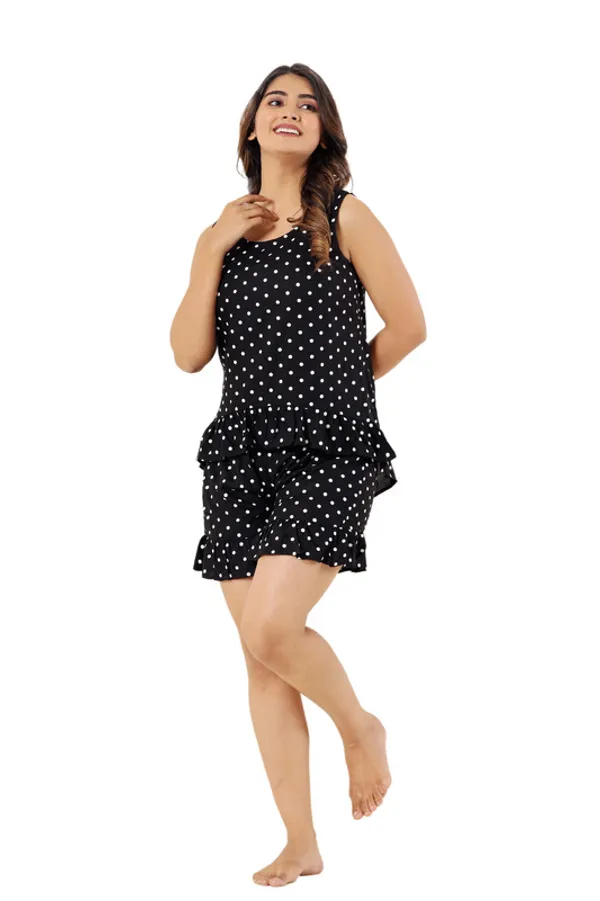Krati_creations_heavy_rayon_doted_print_night_suit