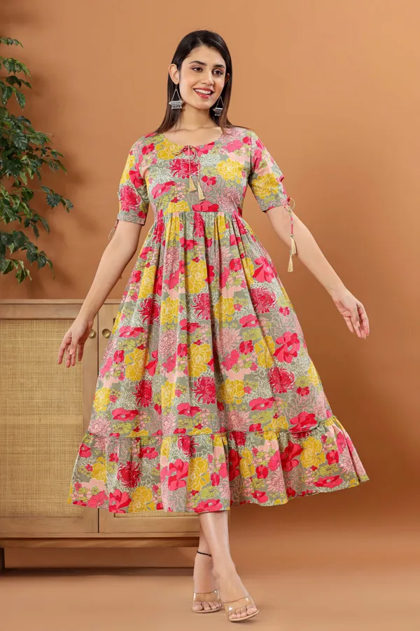 Cotton_Printed_Trendy_Western_Multicolor_Dress