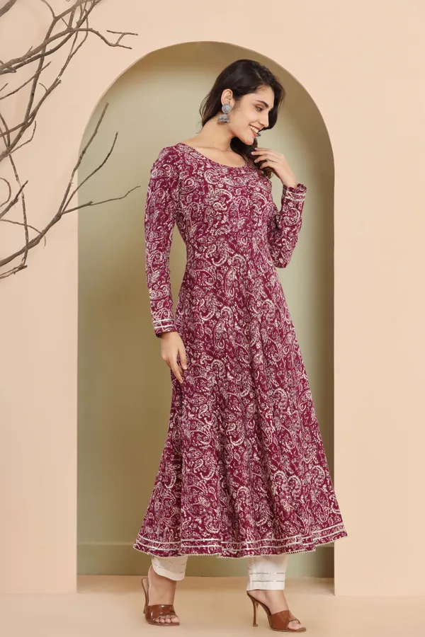 Reyon_Flower_Printed_Flair_Purple_Gown_with_pants_set