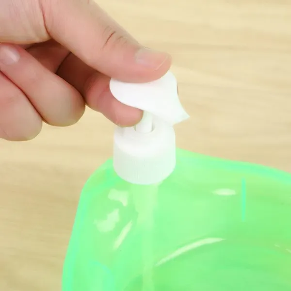 2_in_1_Double_Layer_Liquid_soap_Dispenser_with_Pump_and_Sponge_(Green_Pack_of_2)