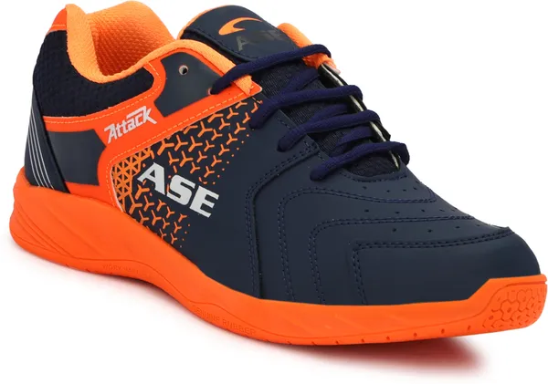Orange_PU_Lightweight_and_Durable_Badminton_Shoes